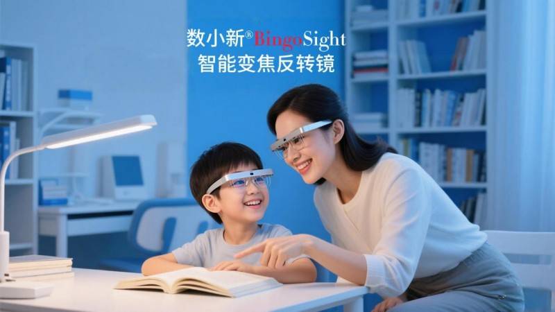 磅亮相第36届中国国际眼镜展开元棋牌数小新智能变焦眼镜重(图2)